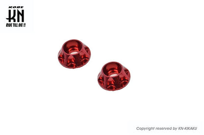 アルミスペーサー【レッド】M8キャップボルト用【フジツボ】