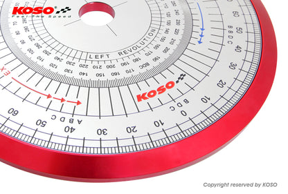 KOSO 全周分度器【バルブタイミング計測工具】汎用