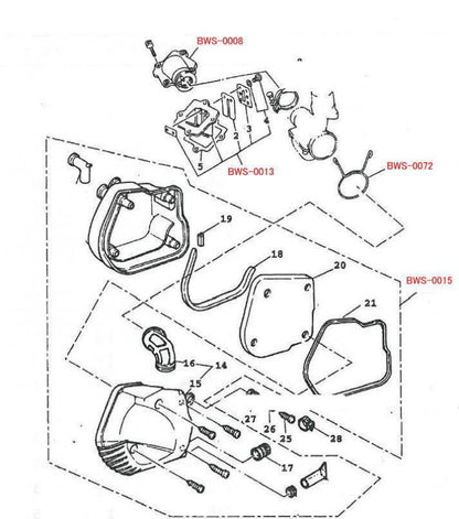 純正部品 【マニホールド】 BWS100 グランドアクシス【4WX】終了