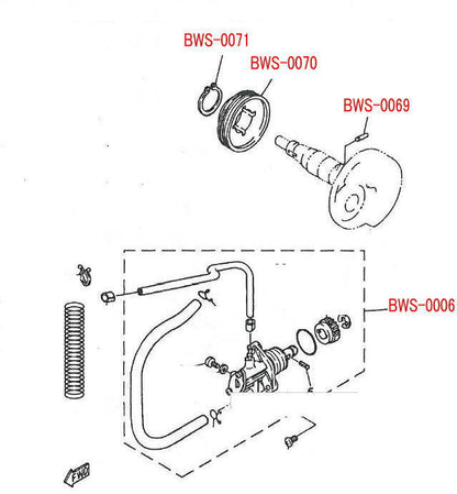 純正部品 【オイルポンプ(機械式)】 BWS100 グランドアクシス