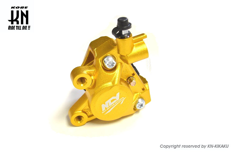 NCY 対向2POTキャリパー 鋳造タイプ【ゴールド】