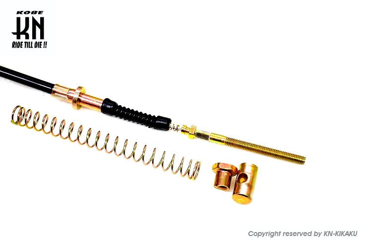 JOG【3KJ】2/3/4/6/8　JOGZ【3RY】JOG90【3WF1-5】リアブレーキワイヤー【スプリングセット】