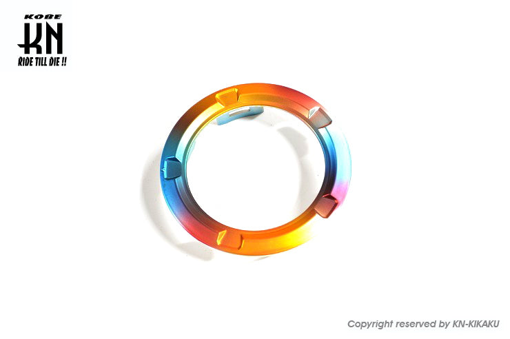 ガソリン デコレーションリング【チタンブルー】シグナスX/BWS125 2型