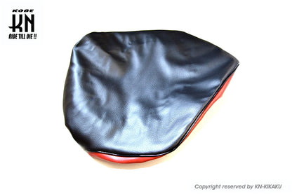 2WAY シートカバー【ゴム入り】 国産高品質 ブラック/レッド【ハンターカブ/クロスカブ/カブ110】