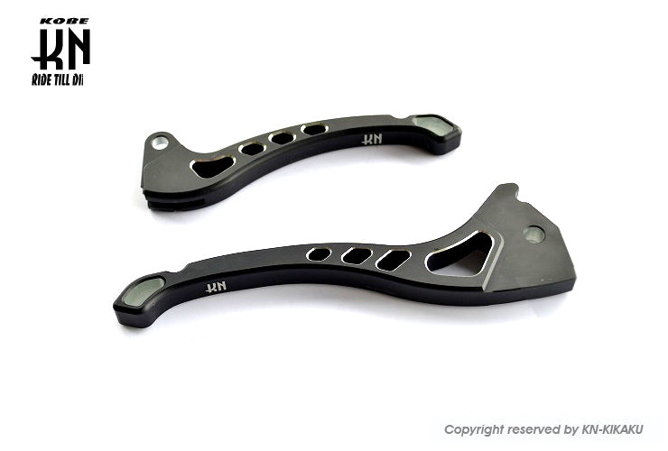 KNデュアルカラーレバー3 【ブラック/シルバー】グランドアクシス/BWS100/BWS125