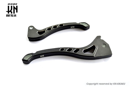 KNデュアルカラーレバー3 【ブラック/シルバー】グランドアクシス/BWS100/BWS125