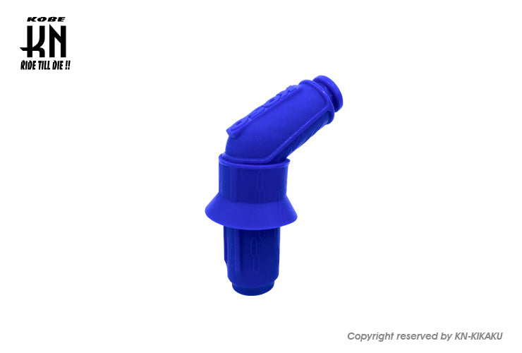 KOSO 高性能汎用プラグキャップ 60度 抵抗入り10kΩ【ブルー】