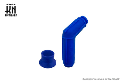 KOSO 高性能汎用プラグキャップ 60度 抵抗入り10kΩ【ブルー】