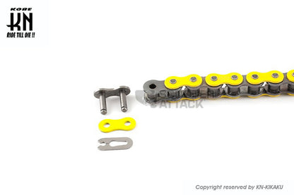 STAGE6 カラーハードチェーン 【420-120コマ】イエロー