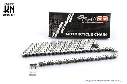 STAGE6 カラーハードチェーン 【420-120コマ】ホワイト