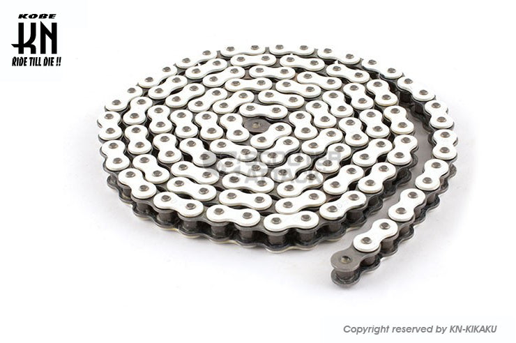 STAGE6 カラーハードチェーン 【420-120コマ】ホワイト