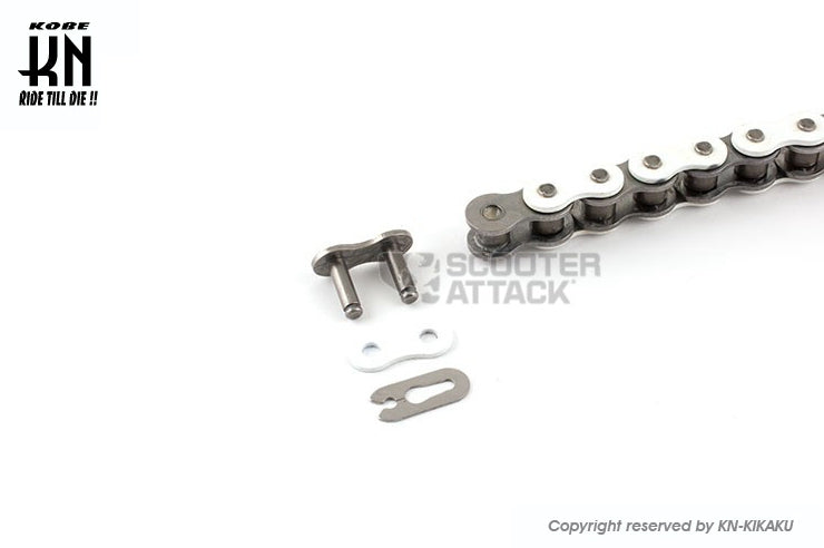 STAGE6 カラーハードチェーン 【420-120コマ】ホワイト