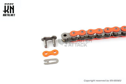 STAGE6 カラーハードチェーン 【420-120コマ】オレンジ