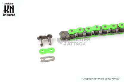 STAGE6 カラーハードチェーン 【420-120コマ】グリーン