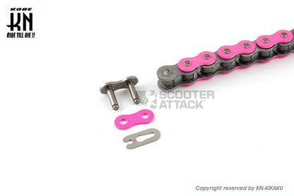STAGE6 カラーハードチェーン 【420-120コマ】ピンク