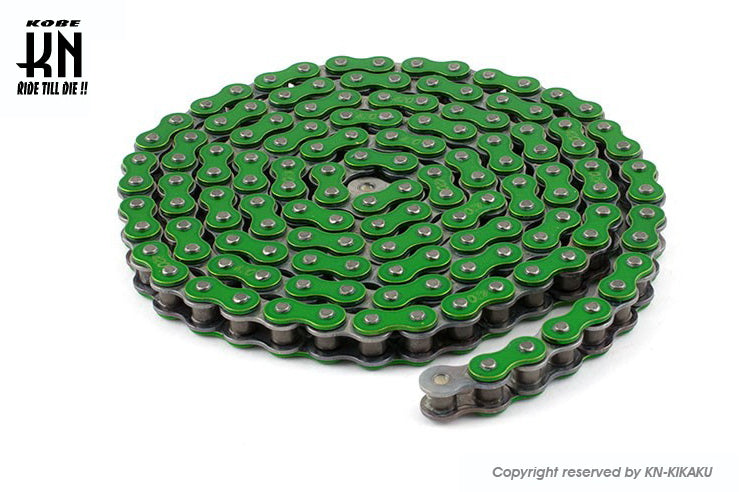 STAGE6 カラーハードチェーン 【420-120コマ】ダークグリーン