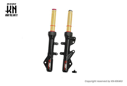 NCY フロントフォーク【N-21】減衰力/イニシャル調整式【シグナスX,4型5型】ゴールド