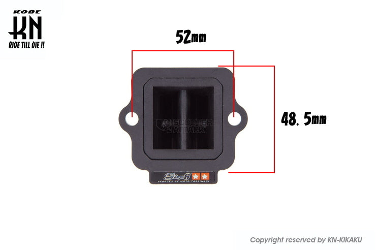 STAGE6 8枚カーボンリードバルブ【VFORCE3】typhoon,piaggio,NRG,Vespa