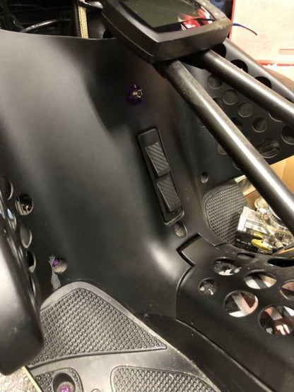 フレ番エアロダクト【ヤマハスクーター全般】カーボンルック