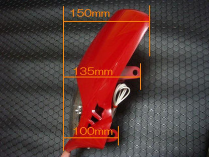 モトクロスカウル　縦目2灯 【レッド】