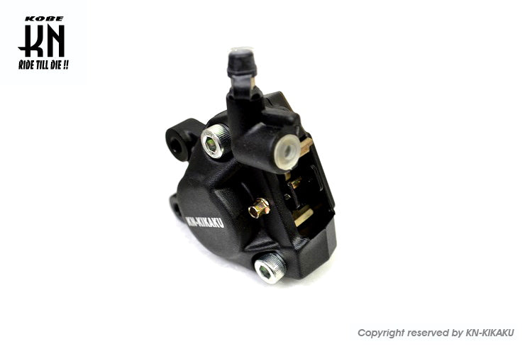 2POTキャリパー 対向キャリパー 鋳造キャリパー【ブラック】