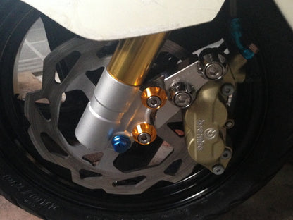 アルミスペーサー【ブラック】M8キャップボルト用【フジツボ】