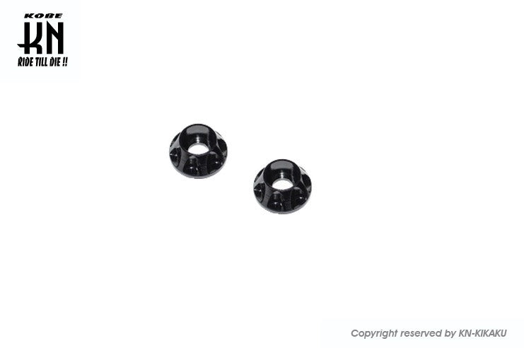 アルミスペーサー【ブラック】M8キャップボルト用【フジツボ】