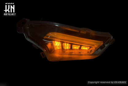 LEDウインカーアッセン【シグナスX4型/国内/台湾仕様】ホワイト/スモークレンズ