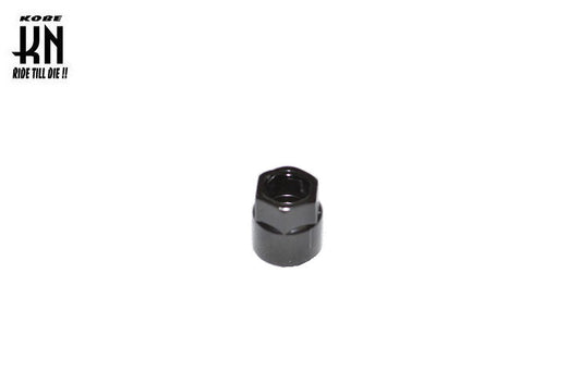 ミラーナット2 【スチール/ブラック】8mm正ネジ