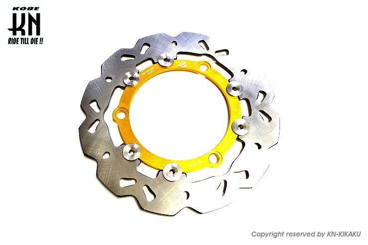 RCB フローティングタイプディスク230mm【NMAX125/155】ゴールド【S-SERIES】フロント