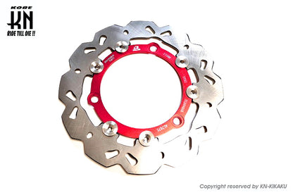 RCB フローティングタイプディスク230mm【NMAX125/155】レッド【S-SERIES】フロント