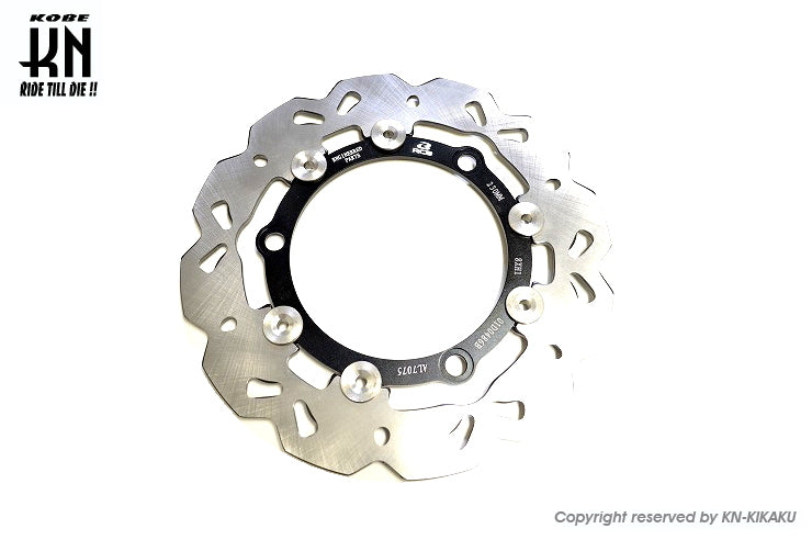 RCB フローティングタイプディスク230mm【NMAX125/155】ブラック【S-SERIES】リア