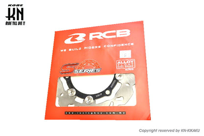 RCB フローティングタイプディスク230mm【NMAX125/155】ブラック【S-SERIES】フロント