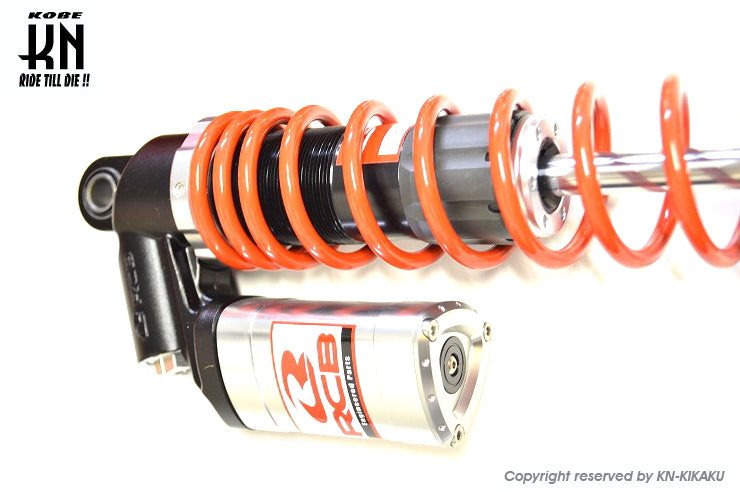 RCB 348-353mm リアショック減衰調整【XMAX250/300/PCX】DB-5【シルバー/レッド】