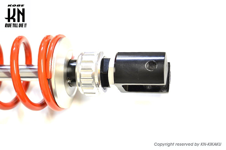 RCB 348-353mm リアショック減衰調整【XMAX250/300/PCX】DB-5【シルバー/レッド】