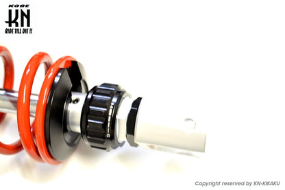 RCB 348-353mm リアショック減衰調整【XMAX250/300/PCX】SB-5【シルバー/レッド】