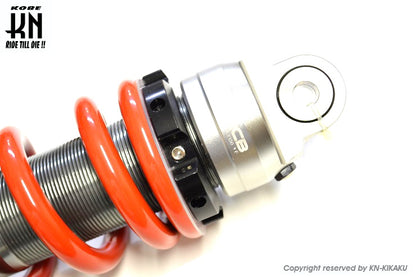 RCB 405mm リアショック減衰調整【KLX150】S2-LINE【レッド】モノサス