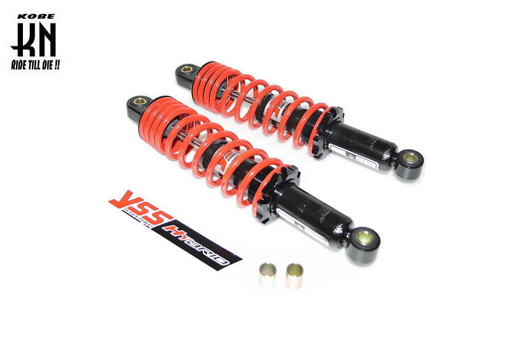 リアショック　300mm 黒/レッド 【HYBRID シリーズ】