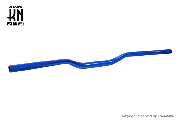 KOSO汎用ファットバー【取付部28.6mm/ハンドルグリップ部22.2mm】ブルー