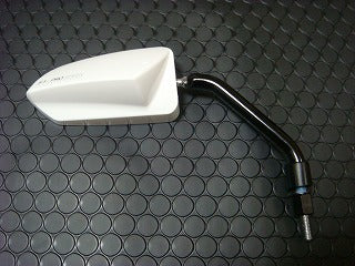 BCD バックミラー 左右セット 8mmタイプ 【ホワイト】