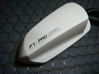 BCD バックミラー 左右セット 8mmタイプ 【ホワイト】