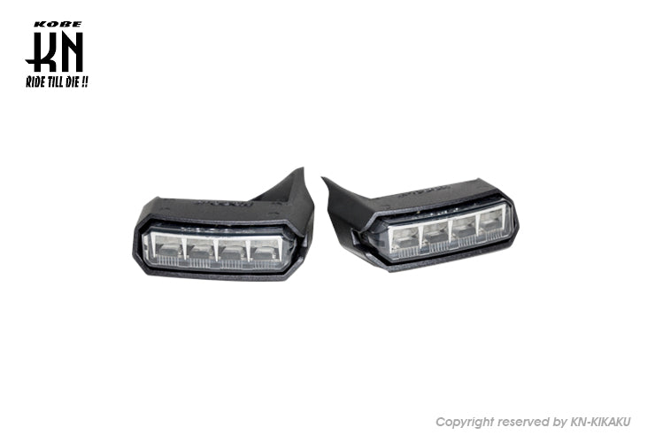 KOSO LEDフロントデイライトキット/BWS125 2型【BG1】/BWS R【2JS】スモークレンズ/ブルー