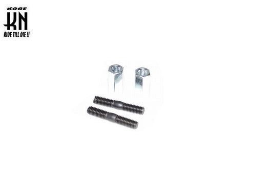 マフラースタッドボルト【ディープナット付】6mm