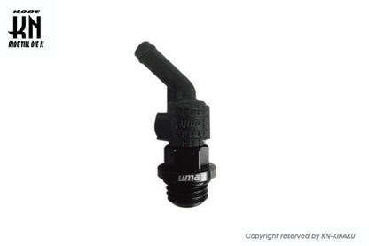 UmaRacing 45度オイルブリーザーアタッチメントA【シグナス/PCX/モンキー/グロム/APE/カブ/zoomer】ブラック