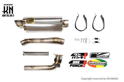 HOTLAP×KN チャンピオンマフラー TITAN【シグナス グリファス Ver.1】チタンマフラー