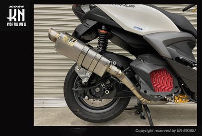 HOTLAP×KN チャンピオンマフラー TITAN【シグナス グリファス Ver.1】チタンマフラー