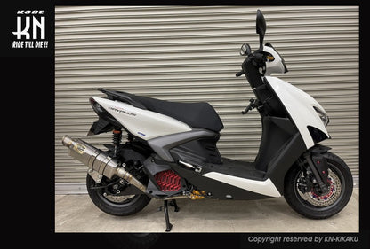 HOTLAP×KN チャンピオンマフラー TITAN【シグナス グリファス Ver.1】チタンマフラー