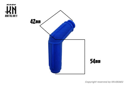 KOSO 高性能汎用プラグキャップ 60度 抵抗入り10kΩ【ブルー】