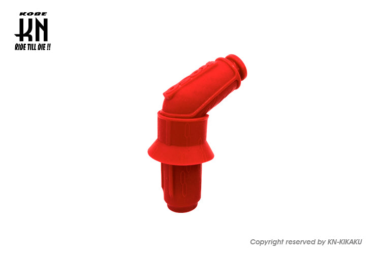 KOSO 高性能汎用プラグキャップ 60度 抵抗なし 0kΩ【レッド】