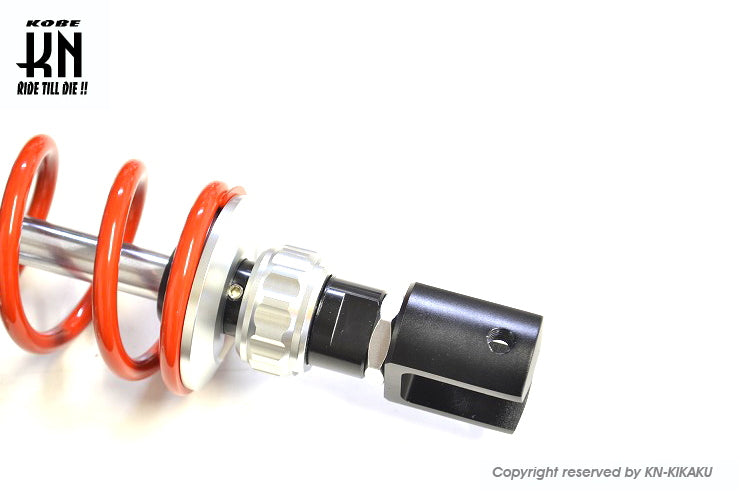 RCB 348-353mm リアショック減衰調整【XMAX250/300/PCX】VDシリーズ【シルバー/レッド】